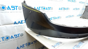 Rear bumper lip for Audi E-Tron 19-23 with Park Assist, graphite LZ7S, without cap, scratches