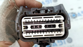 Ford Escape MK4 2021 front bumper wiring for 6 parking sensors, fog lights, and ambient air temperature sensor