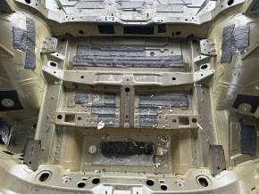 Metal trunk floor for Audi E-Tron 19-23, black LY9T, on the body