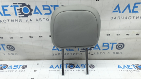 Rear left headrest for Jeep Compass 17-22, gray leather, dry-cleanable