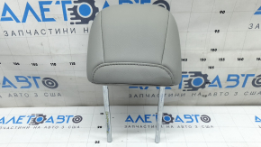 Rear left headrest for Jeep Compass 17-22, gray leather, dry-cleanable