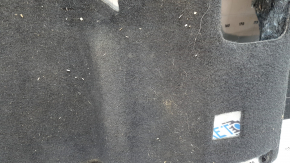 Rear floor covering for Jeep Compass 22-26, black, dry-cleanable