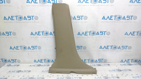 Lower left center pillar trim for Toyota Highlander 2013, beige, scratches, needs cleaning