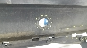 Bare rear bumper for Ford Escape MK4 20-26 with parking sensors and no towbar. Structure, scratches, and detached parking sensor ring.