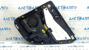 Door trim panel, rear left, Ford Escape MK4 20-22, under the tweeter, black with a black plastic insert, armrest, black plastic, with a handle