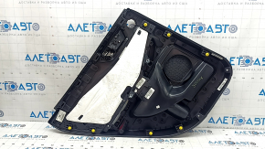 Rear right door panel for Ford Escape MK4 20-22, under the tweeter, black with a black plastic insert, black plastic armrest, with a handle, scratched