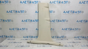 Lincoln MKC 15-16 lower left center pillar trim, beige, scratches, needs cleaning