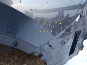 Quarter wing rear left VW Tiguan 18-24 long graphite, on the body, dents, bumps
