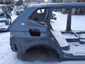Quarter wing rear right VW Tiguan 18-24 long graphite, on the body, dented, bumps, putty