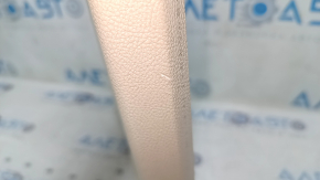 Lincoln MKC 15-16 lower right center pillar trim, beige, scratches, needs cleaning