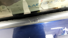 Door assembly rear right Honda Accord 18-22 blue B-588P, scratches on the central molding, scratches