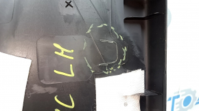 Lincoln MKC 15-19 lower left center pillar trim, black, broken mount, scratches