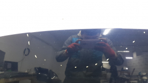 Bare hood Honda Accord 18-22 aluminum, blue B-588P, dents, bumps, chips
