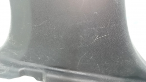 Lower left center pillar trim for Toyota Highlander 14-19, black, scratches
