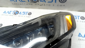 Left front headlight for a Honda Accord 18-22 Touring hybrid, sand, scuffed, scratches