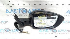 Honda Accord 18-22 right side mirror assembly, 12-pin BSM, heated, turn signal, blue, worn