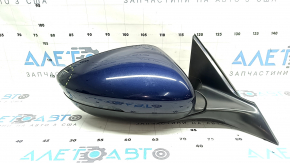 Honda Accord 18-22 right side mirror assembly, 12-pin BSM, heated, turn signal, blue, worn