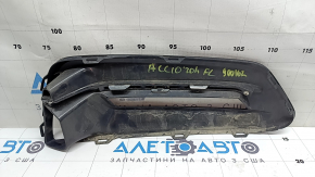 Left bumper grille for Honda Accord 18-20 hybrid, under fog lights, gloss black, chrome, sand