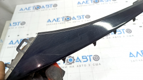 Front bumper trim under the left headlight for Honda Accord 18-20, gloss black, sand, scratches