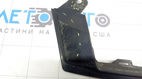 Front bumper molding, lower right, Honda Accord 18-20, under the headlight, gloss black, scratches, crack in the mount