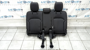 Rear seat backrest, 3rd row, assembled, Mazda CX-90 24-26, black leather, 60/40