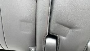 Rear seat backrest, 3rd row, assembled, Mazda CX-90 24-26, black leather, 60/40