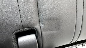 Rear seat backrest, 3rd row, assembled, Mazda CX-90 24-26, black leather, 60/40