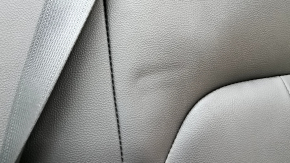 Rear seat backrest, 3rd row, assembled, Mazda CX-90 24-26, black leather, 60/40