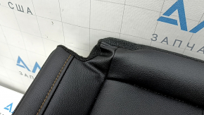 Rear seat cushion, 3rd row, Mazda CX-90 24-26, black leather, 60/40, dented