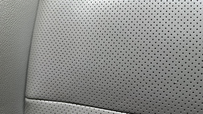 Driver's seat cushion cover for Honda Accord 18-22, gray leather, heated, ventilated, perforated, scratches