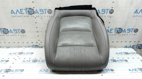 Honda Accord 18-22 passenger seat cushion upholstery, gray leather, heated, ventilated, perforated