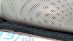 Honda Accord 18-22 passenger seat back upholstery, gray leather, heated, ventilated, perforated, scratches
