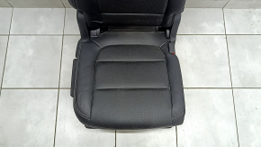 Rear seat, 2nd row, right, Ford Escape MK4 20-22, without airbag, manual, black leather, perforated, wrinkled