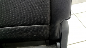 Rear seat, 2nd row, right, Ford Escape MK4 20-22, without airbag, manual, black leather, perforated, wrinkled