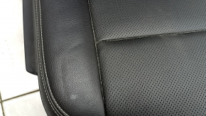 Rear seat, 2nd row, right, Ford Escape MK4 20-22, without airbag, manual, black leather, perforated, wrinkled