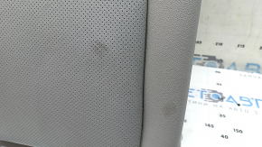 Rear row of seats, 2nd row, upper part, left, Honda Accord 19-22, gray leather, heated, perforated
