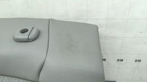 Rear row of seats, 2nd row, upper part, left, Honda Accord 19-22, gray leather, heated, perforated