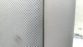 Rear row of seats, 2nd row, upper part, left, Honda Accord 19-22, gray leather, heated, perforated