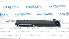 Mazda CX-90 24-26 black leather dashboard trim with deflectors