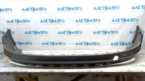 Rear bumper lip for Audi E-Tron 19-23 with Park Assist, graphite LZ7S, without cap, scratches