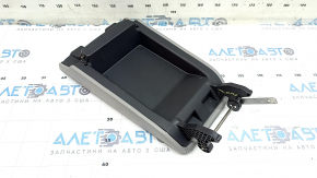 Honda Accord 18-22 armrest, dark gray leather