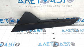 Mazda CX-90 24-26 center console trim, black leather, left side