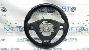 Naked steering wheel Honda Accord 18-22 black leather, with rear trim and wiring, scratches, worn