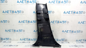 Toyota Highlander 14-19 lower right center pillar trim, black, scratches
