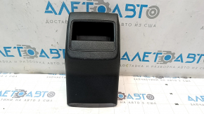 Rear center console trim for VW Passat b8 16-19 USA, black, scratches