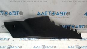 Left center console trim for VW Passat B8 16-19 USA, black, scratched