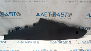 Right center console trim for VW Passat B8 16-19 USA, black, scratched