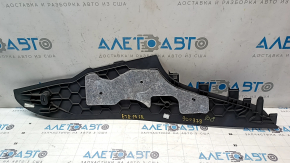 Right center console trim for VW Passat B8 16-19 USA, black, scratched