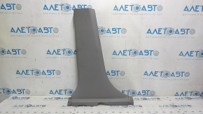 Lower left center pillar trim for Toyota Highlander 2008-2013, gray, scratches
