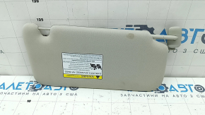 Left visor Mazda CX-90 24-26 gray, without hook, for cleaning